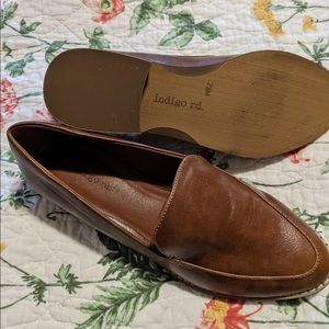 Brown loafers indigo road